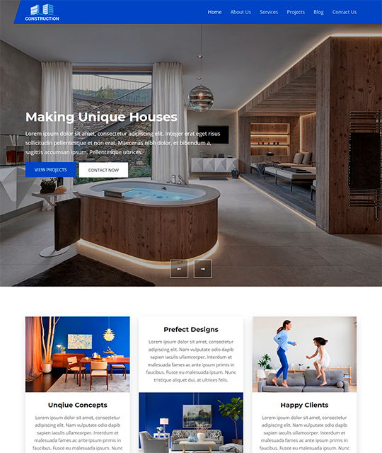 Interior design template